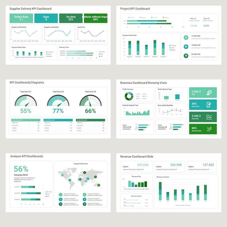 Exemplo de Dashboard
